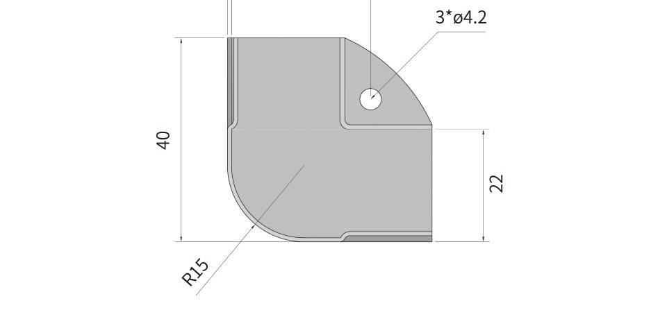 工具箱包角码 铝箱角码 演艺道具箱角码五金配件